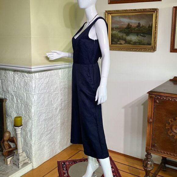 Banana Republic Tie Back V Neck Sleeveless Cropped Jumper - Picture 5 of 10